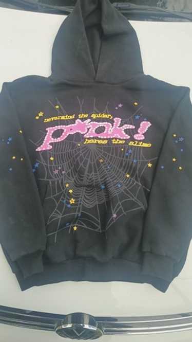 Sp5der p*nk パーカー　スパイダー　GROW AROUND 購入品 スパイダー P*NK V2 パーカー ブラック メンズ - FW23 - JP