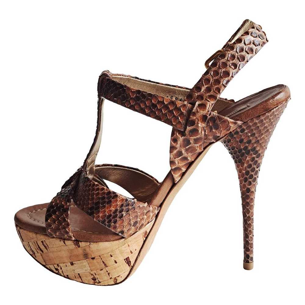 Miu Miu Python sandal - image 1
