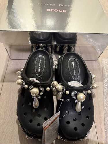 Crocs x Simone Rocha Wmns Stomp Clog Black シモーネロシャ Crocs Stomp Clog Simone Rocha Black - 210942-001 - US