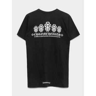 Tシャツ・カットソー Chrome Hearts Dagger T-Shirt Black TEE Chrome Hearts Script Dagger Logo Short Sleeve Tee - SRM