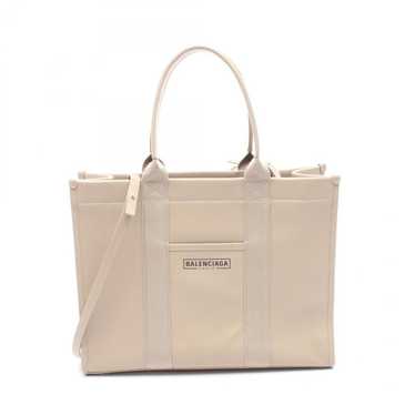 【Balenciaga】 正規品★ Canvas Hardware Tote Bag Natural Balenciaga Canvas Hardware Tote - Neutrals Totes, Handbags