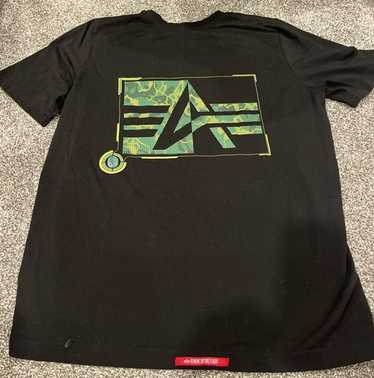 送料込★ALPHA INDUSTRIES★Tシャツ 3D Camo Logo Tシャツ Alpha Industries Herren T-Shirt 3D Camo Logo T 118524