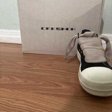RICK OWENS DRKSHDW SNEAKERS 41.5 ラモーンズ Size 41/US8 - Rick Owens Drkshdw Ramones Suede Ochre Milk
