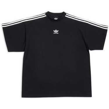 ランウェイ バレンシアガ × アディダス Tシャツ コットン ロゴ Balenciaga X Adidas T-Shirt in Black BNWT 4 | eBay