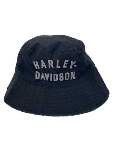 ◆Harley Davidson◆ Denim Bucket Hat Dark Navy HH15181103 Harley Davidson Logo Graphic Blue Denim Bucket Hat Cap Size