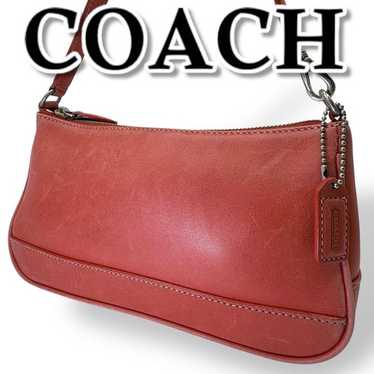 バッグ COACH Baguette Hampton Semi Demi Red Coach 7587 Vintage Cherry Red Demi Hampton Shoulder Bag | eBay
