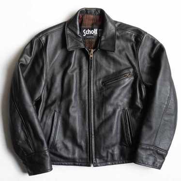 Schott ショット 681 ハイウェイマンモデル ライダースジャケット 40 Short length schott 681 - Gem