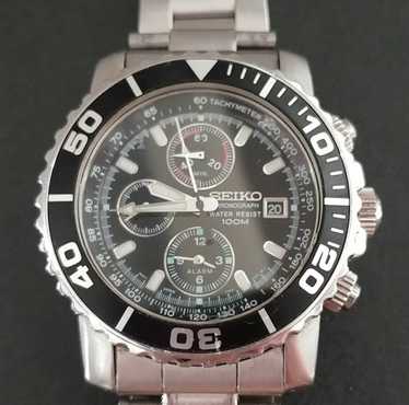 SEIKO クロノグラフ 100M ダイバーズウォッチ 7T62-0CV0 SEIKO セイコー ダイバー 腕時計 クロノグラフ 7T62-0CV0