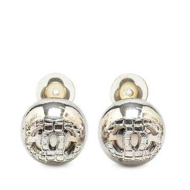 Chanel coco earrings silver - Gem
