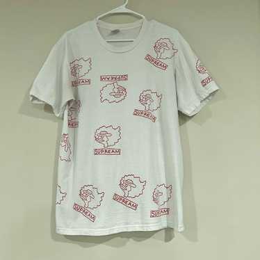トップス SUPREME GONZ Tee Supreme Gonz Logo Tee (SS18) White Men's - SS18 - US