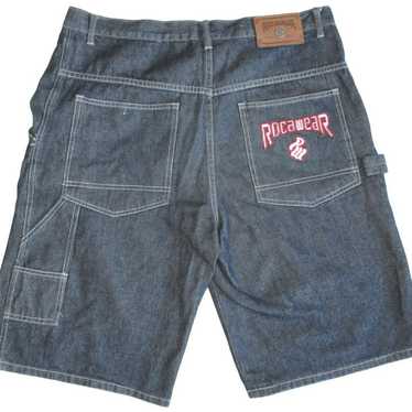 【BAON】Pangie Vintage Cutting Denim Half Pants Vintage 90s PPFM Japan Banana Cut Jeans Streetwear Size W 33