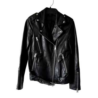 allsaints 定価10万 LEATHER JACKET M オールセインツ allsaints 定価10万 LEATHER JACKET M オールセインツ