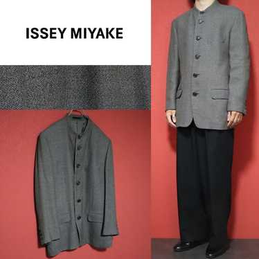 ジャケット・アウター 80s isssey miyake men mao collar jacket ISSEY MIYAKE Archive Leather Jacket Vintatge Men's | eBay