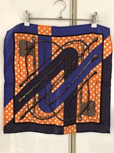 HERMES エルメス Clic-Clac a Pois クリック・クラック Clic-clac à pois blue, black - Hermès Scarf Details | Scarf Sage