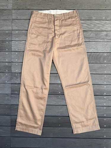 パンツ BUZZ RICKSONS EARLY MILITARY CHINOS w34 Buzz Rickson's Early Military Chinos 1942 Model - Khaki