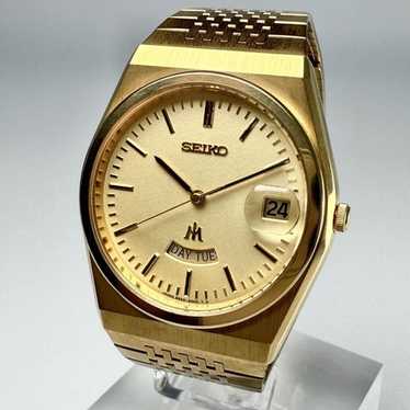 SEIKO MAJESTA 9533-6000 クォーツ腕時計 美品 ゴールド SEIKO WATCH MAJESTA ANTIMAGNETIC QUARTZ 9533-6000 GOLD DAY
