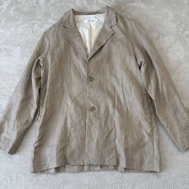 Veritecoeur　Linen Jacket　natural　きなり Veritecoeur Linen Jacket natural きなり