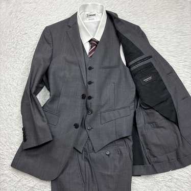Burberry Black Label グレー ストライプ 3ピーススーツ M BURBERRY - 【極美品】BURBERRY スーツ セットアップ グレー