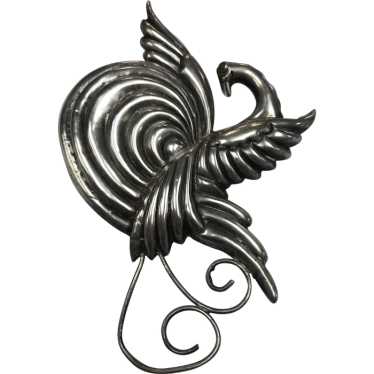 ヴィンテージ品✨️ アメリカ製 VANITY フェニックス ブローチ Vintage phoenix bird brooch - Gem