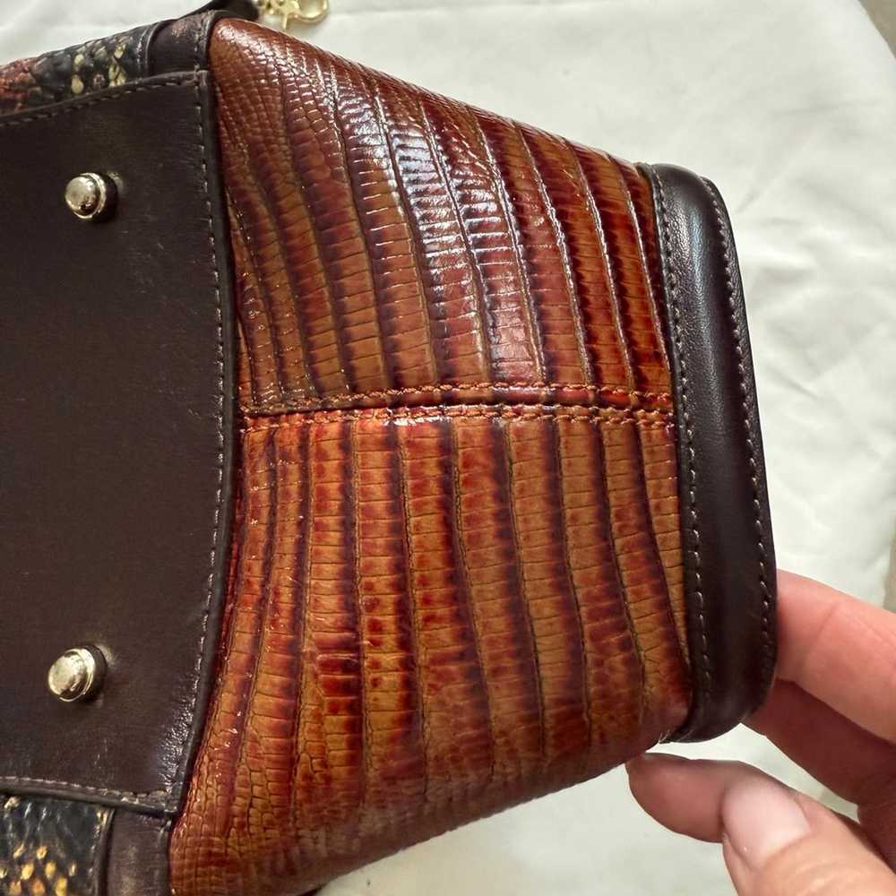 BRAHMIN ARDEN SATCHEL ANGULAR STRUCTURED HANDBAG … - image 11