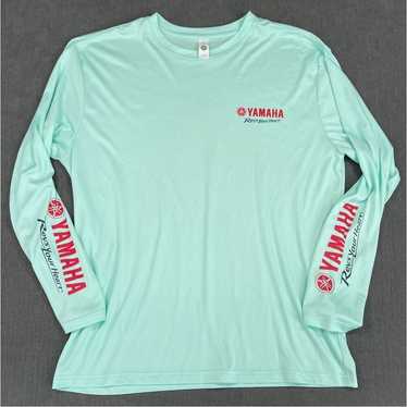 YAMAHA  MARINE  FISHING シャツ　L  レア YAMAHA MARINE FISHING シャツL レア