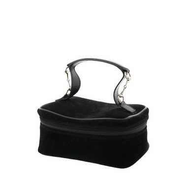Gucci Black Suede Vanity Bag / グッチ バニティ Gucci horsebit vanity bag - Gem