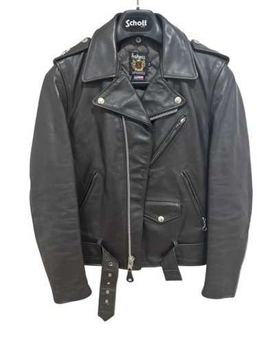 【Schott】DOUBLE RIDERS Schott Double Riders Jacket Cowhide men Size 38 White 613