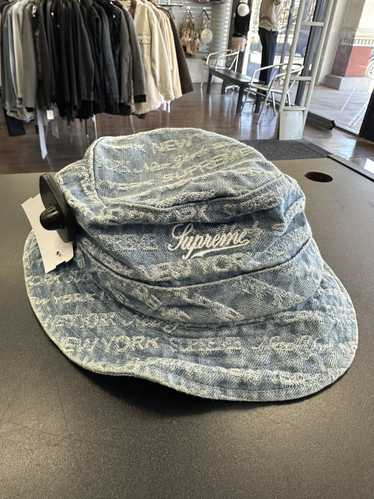 Supreme denim logo hat - Gem