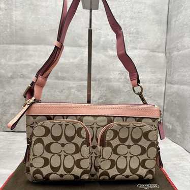 バッグ Coach Baguette Hampton Semi Demi Bag Y2K Coach baguette hampton semi - Gem