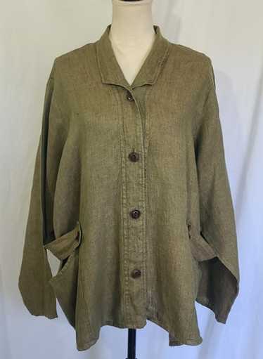 トップス FLAX by Jaenne Engelhart linen shirt s-l1200.jpg