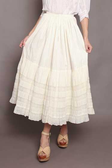 1910s EDWARDIAN tea skirt XS / Antique edwardian … - image 1