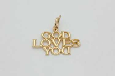#105 Tiffany Co. ティファニー　GOD LOVES YOU ピン TIFFANY&Co. GOD LOVES YOU Necklace Charm RESTOCKしました