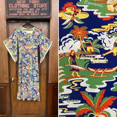 Vintage 1940s hawaiian dress - Gem