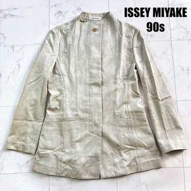 issey miyake PERMANENTE archive レザーコート ISSEY MIYAKE(イッセイミヤケ) / 80s/アーカイブ/PERMANENT