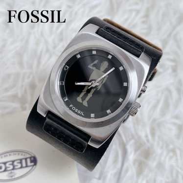 FOSSIL big tic archive vintageフォッシル y2k SUPER RARE y2k FOSSIL Big Tic Kanji Peace Watch, JR-8084