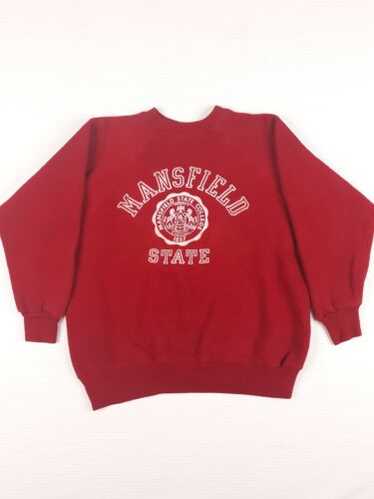 トップス 60s vintage sweatshirt 1960's Vintage Spring Foot Sweatshirt Crew Neck Raglan “ It
