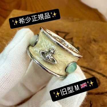 Vivienne Westwood キングリング　シルバー×アイボリー　S Vivienne Westwood キングリング シルバー×アイボリー S