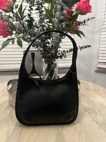 バッグ vintage coach ergo One shoulderbag black Old COACH 9025 Black leather One shoulder ergo bag with