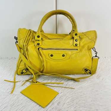 Balenciaga yellow city bag - Gem