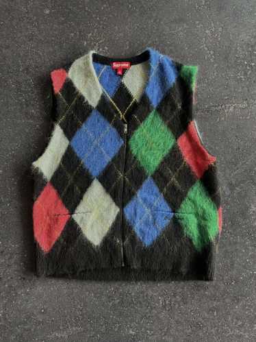 【SUPREME】24AW Brushed Argyle ZipUp Knit Spring/Summer 2024 Preview – Supreme