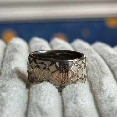 Coach enamel ring - Gem