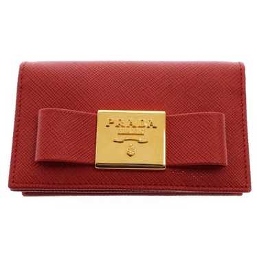 ヘアアクセサリー Prada Red Saffiano leather credit card holder Fiery Red Saffiano Leather Card Holder | PRADA