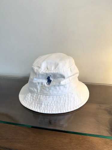 ☆POLO RALPH LAUREN☆ Cotton Blend Terry Bucket Hat White MA Genuine Polo Ralph Lauren Cotton Blend Terry Bucket Hat