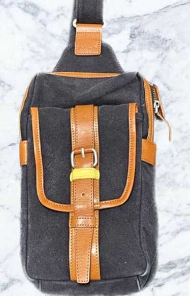 バッグ Paul Smith CANVAS PURSE ONE SHOULDER BAG Men's 'Signature Stripe' Coated Canvas Cross Body Bag