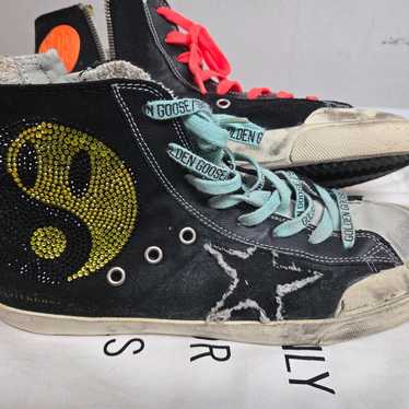 スニーカー GOLDEN GOOSE Men Sneakers GMF00101F00416415430 White ゴールデングース GOLDEN GOOSE レザーローカットスニーカー