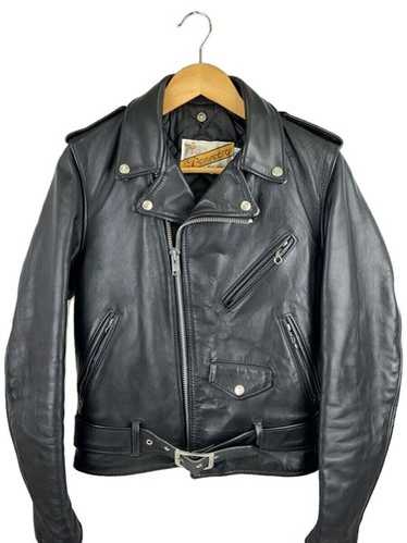 Schott Riders Jacket Denim&Leather 切り替えL Schott Riders Jacket Denim&Leather 切り替えL