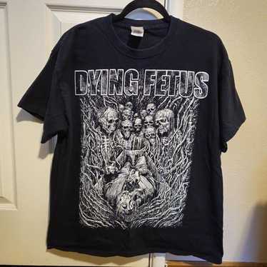 Dying Fetus. Gray Shirt. XL. - Gem