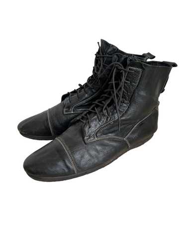 靴 MAISON MIHARAYASUHIRO Leather Boots MiharaYasuhiro AW08 Triple-Layered Zip Leather Engineer