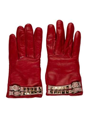 Leather gloves valentino - Gem
