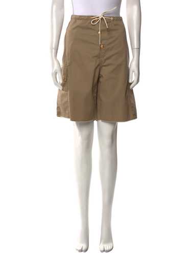 CELINE｜SHORTS ( mini Triomphe shorts in satin (2P77A199 CELINE mini Triomphe shorts in satin | REVERSIBLE